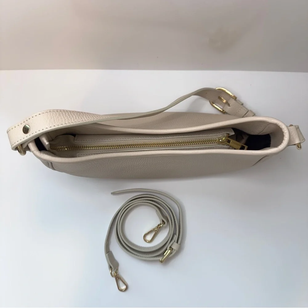 Like new! Anna Paola Italian Genuine Leather Shoulder Bag - Picture 5 of 12